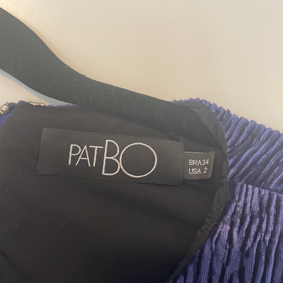 PatBo Purple Velvet Gown with Cut out Back - Picture 3 of 5